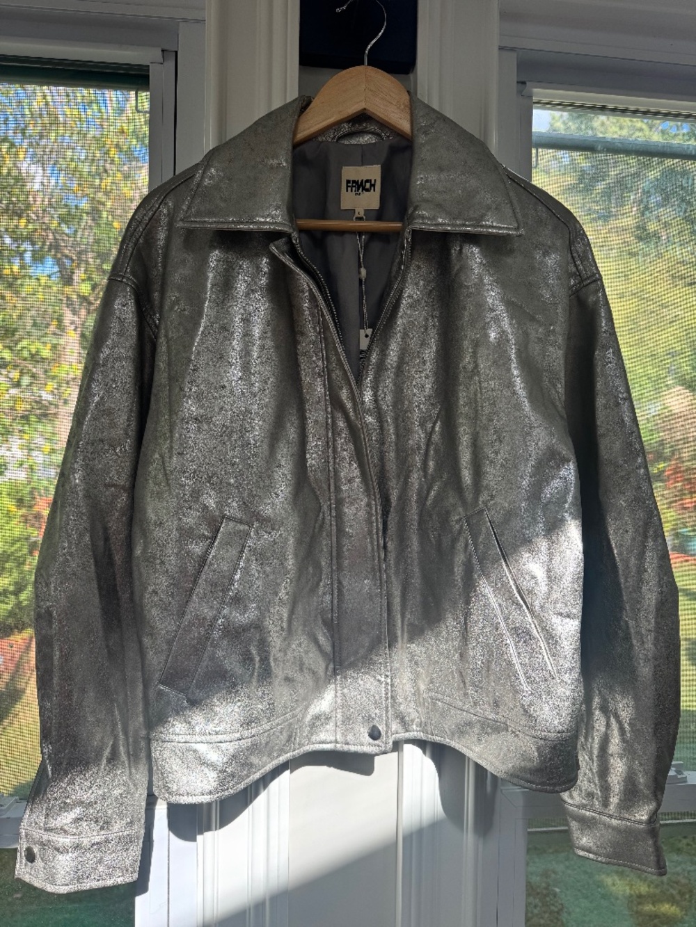 Frnch paris Silver Jacket